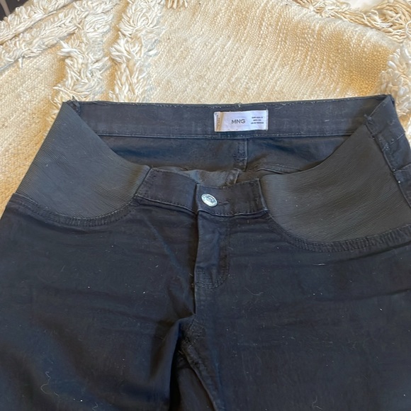 Black Mango Maternity Jeans - Picture 2 of 2